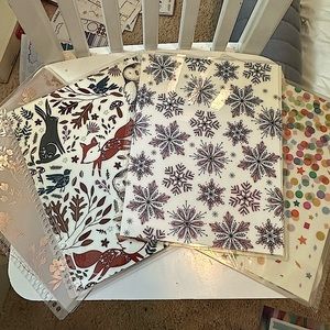 Four 7x9 interchangeable covers seasonal